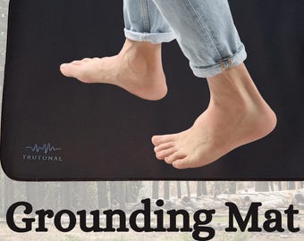 Grounding Mat, Earths Electrons Indoors Pad With Tester, 33x60 Inflammation Relieving, Deeper Sleep, Anxiety And Pain Relief, Recover Faster