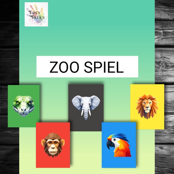 Zoo Game Game Animals Logic Thinking Adults Society Strategy The devils plan series PDF rules preparation rearrange game idea