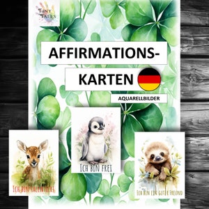 Affirmationskarten Glaubenssätze Positives Denken Kinder Rituale Stärken Kindergarten Schulkinder innere Haltung Wiederholen Glück Energie