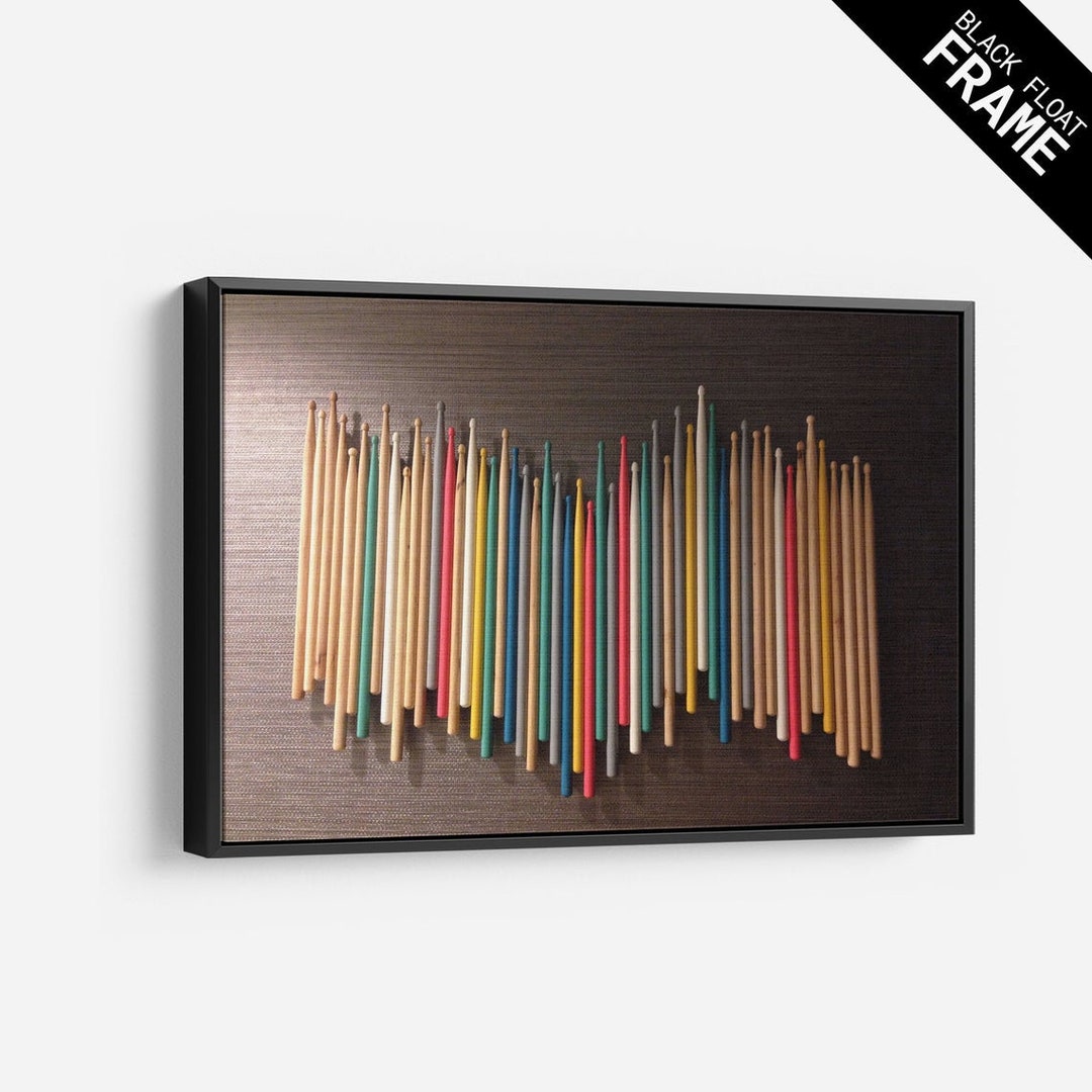 Drumstick, Drummer Canvas Wall Art Print. High Quality Free Shipping