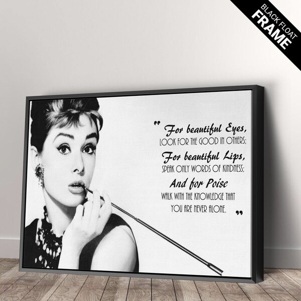 Audrey Hepburn Breakfast at Tiffanys Wall Art - Etsy