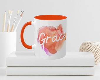 Inspirational Ceramic Coffee Mug Faith Gift for Her Coffee Lover Coffee Mug Tea Lover Tea Cup Funny Cup Affirmations Mug