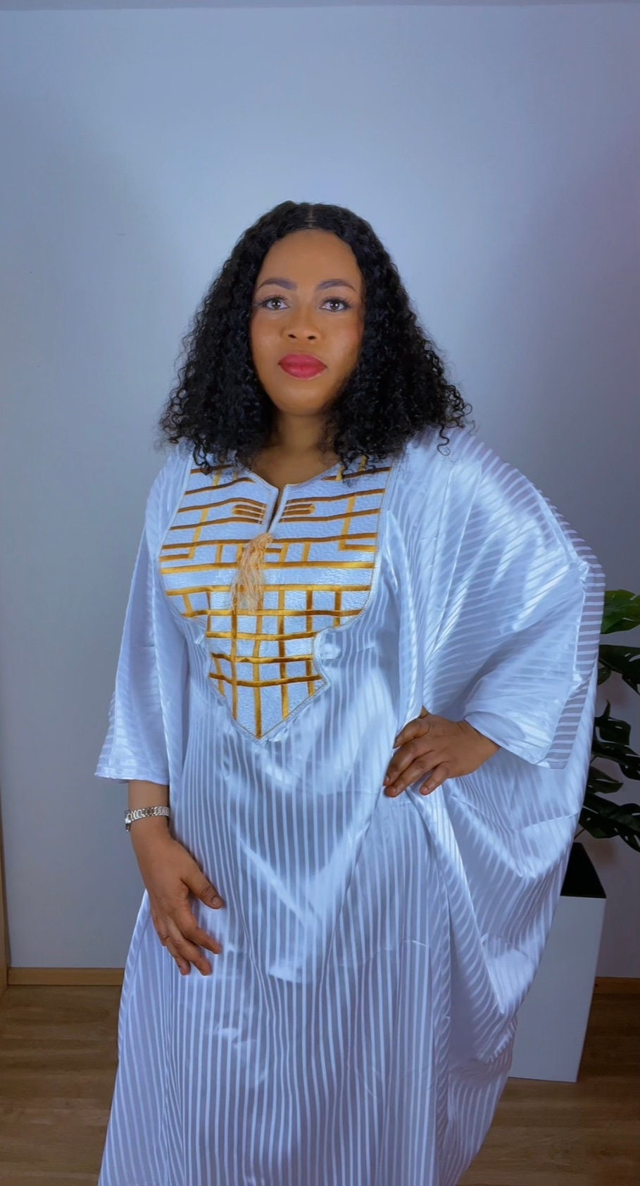 Embroidered boubou Etsy France