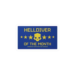 Diver of the Month | Helldivers Sticker