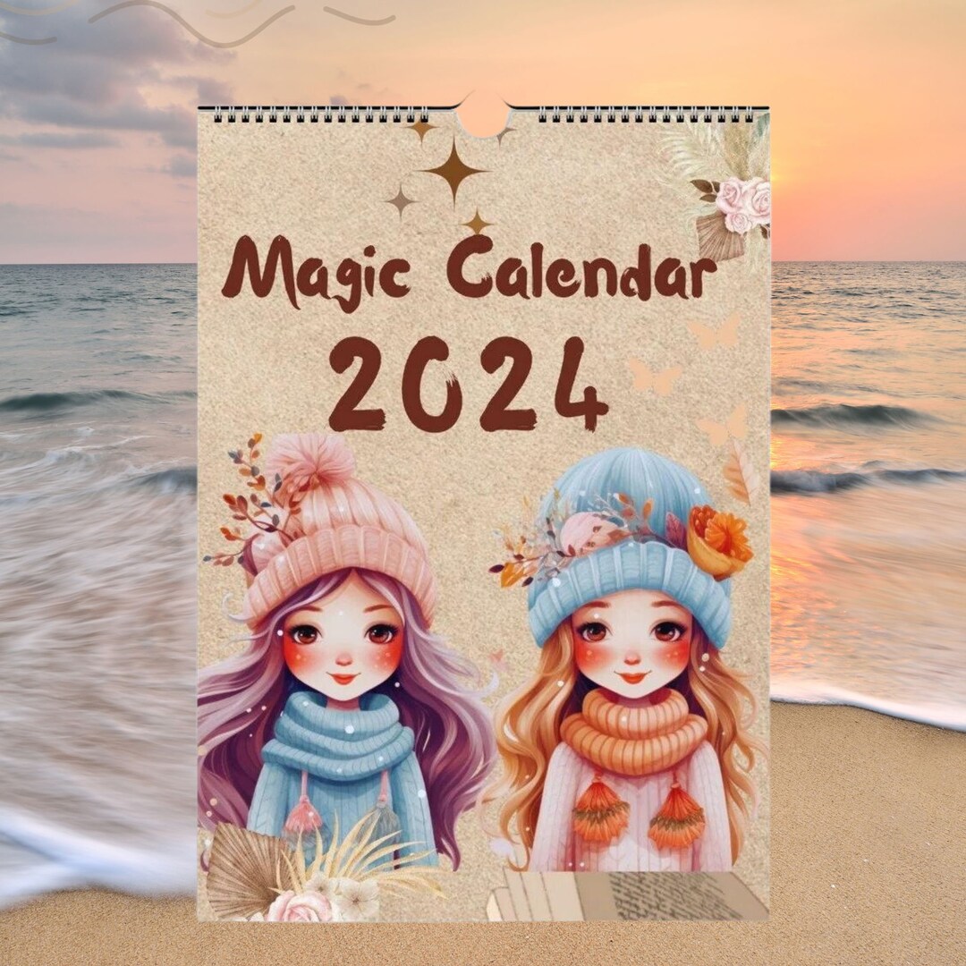 Magic Boh O Calendar 2024 Wall Calendars Gift 2024 Anime Manga Calendar