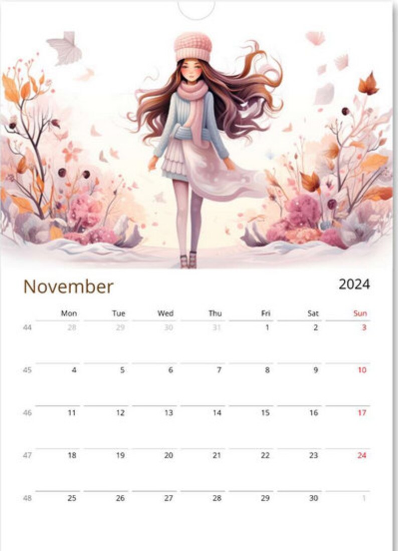 Magic Calendar 2024 Wall Calendars Gift 2024 Etsy