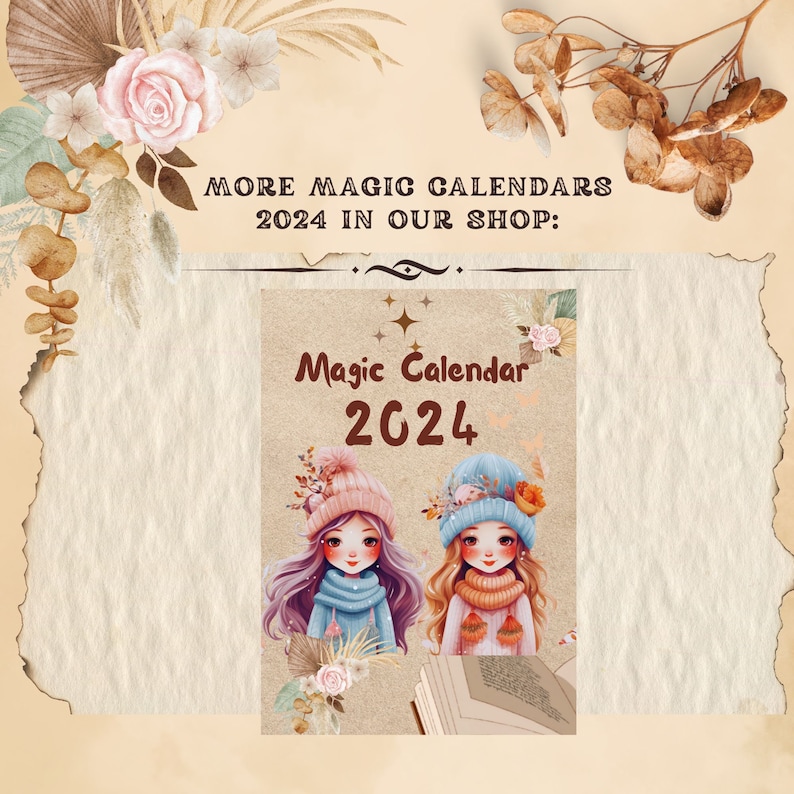 Magic Calendar 2025 Wall Calendars Gift 2025 Etsy