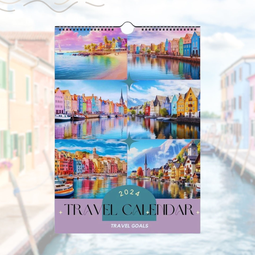 Travel Magic Places Calendar 2025 Wall Calendars Gift 2025 Etsy