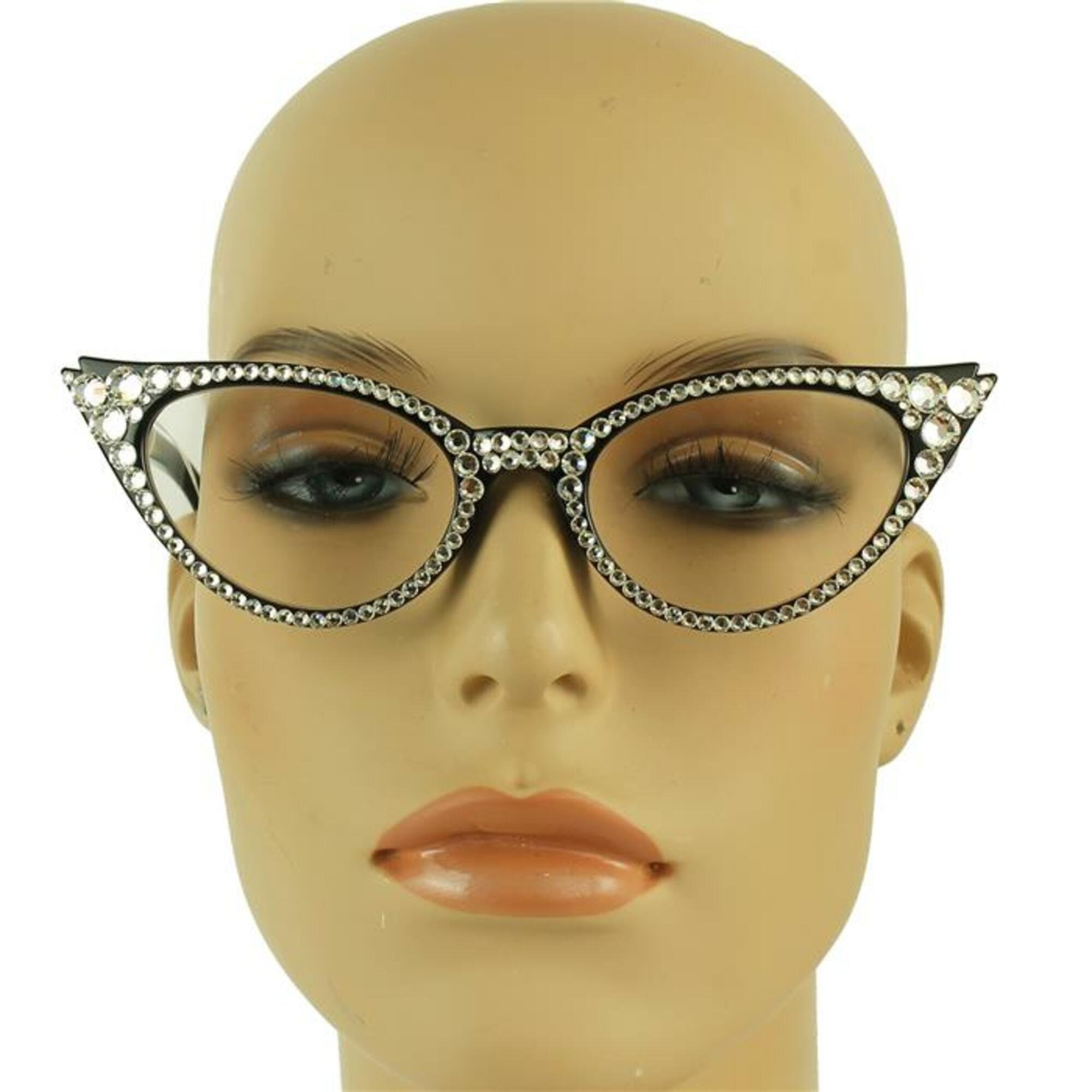 Women Metal Cat Eye Reading Glasses Candy Color Eyeglasses Readers I