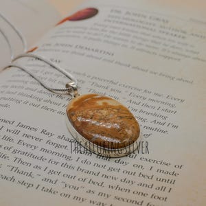 Maligano Jasper Pendant, 925 Sterling Silver Pendant, Maligano Jasper Gemstone Pendant, Handmade Jewelry, Maligano Jasper Jewelry,