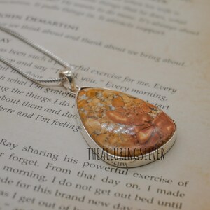 Maligano Jasper Pendant, 925 Sterling Silver Pendant, Maligano Jasper Gemstone Pendant, Handmade Jewelry, Maligano Jasper Jewelry,
