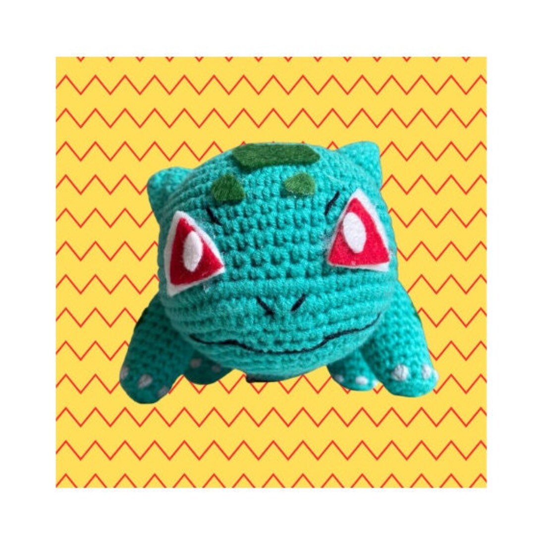 Bulbasaur Amigurumi Pattern Crochet Tutorial and PDF Etsy