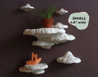 MUSHROOM SHELF | The Pinicula | Small Size Toadstool Accent Display, 3D Printed Fungus, Apartment Cottagecore Wall Decor, Boho Aesthetic