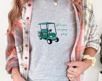 Golf SVG, Women's Golf SVG, Golf Aesthetic, Get in Losers Golf Cart, Green Edition