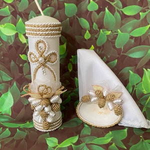 Velas de bautizo/ Baptismal candles