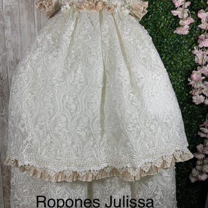 Ropon desmontable 2 A 3 jaar / gratis verzending doopjurk, doopjurk, elke speciale gelegenheid