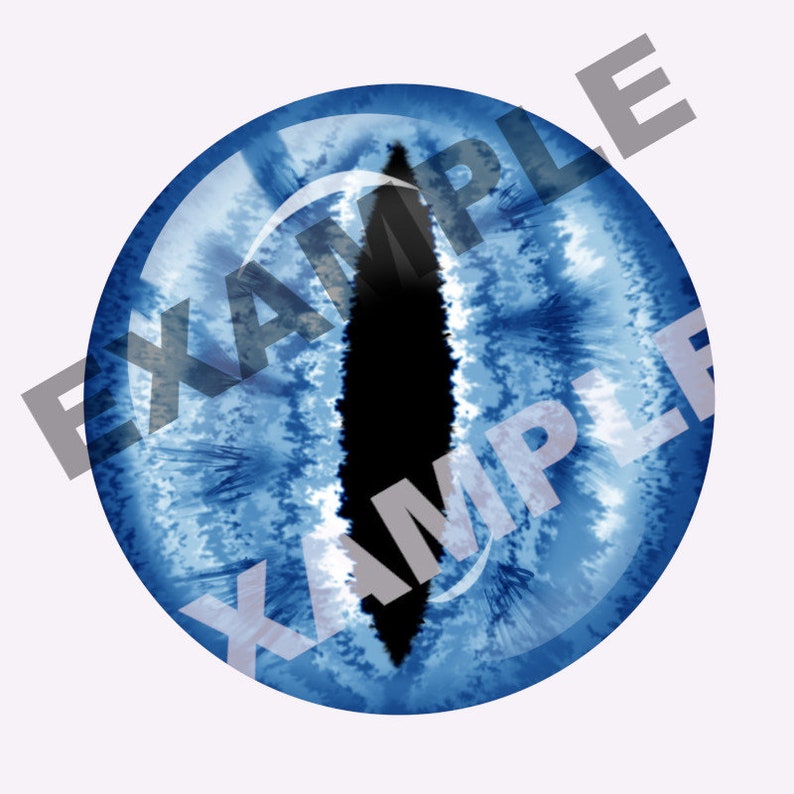 Printable DRAGON Eyes. Digital CAT Eyes. Print and Cut PNG File, 40 ...
