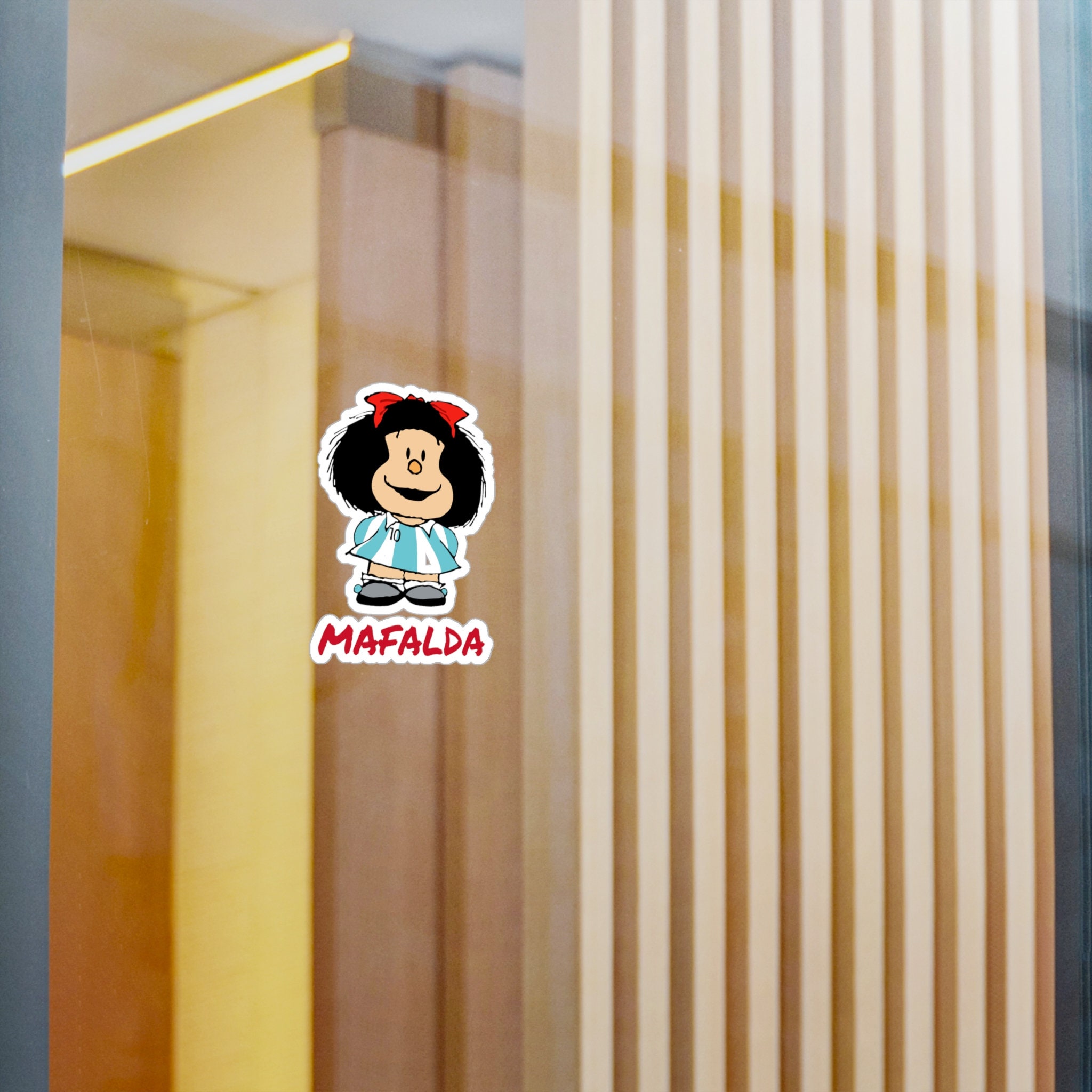 Mafalda Argentina Kiss-cut Vinyl Decals - Etsy