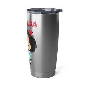 Mafalda Argentina vaso térmico 20oz Tumbler image 5
