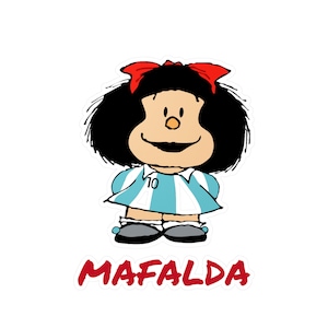Decalcomanie in vinile Kiss-Cut Mafalda Argentina