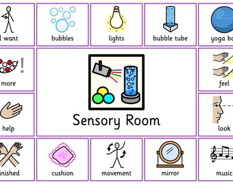 Sensory Room Communication Board
