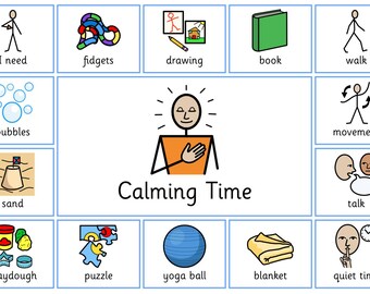 Calming Time Communication Board