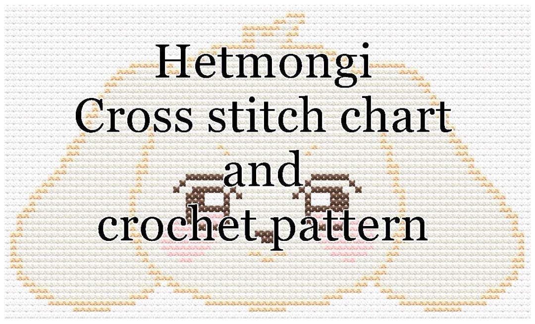 Ateez Aniteez Hetmongi Cross Stitch Pattern Chart 84x50 Stitches With 5 ...