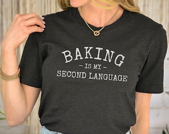 Cadeau de pâtisserie drôle, chemise de boulanger, cadeau pour boulanger, amateur de biscuits, cadeau de boulanger, chemise de boulanger drôle, chemise d’amateur de pâtisserie, t-shirt de boulanger, chemise de biscuits