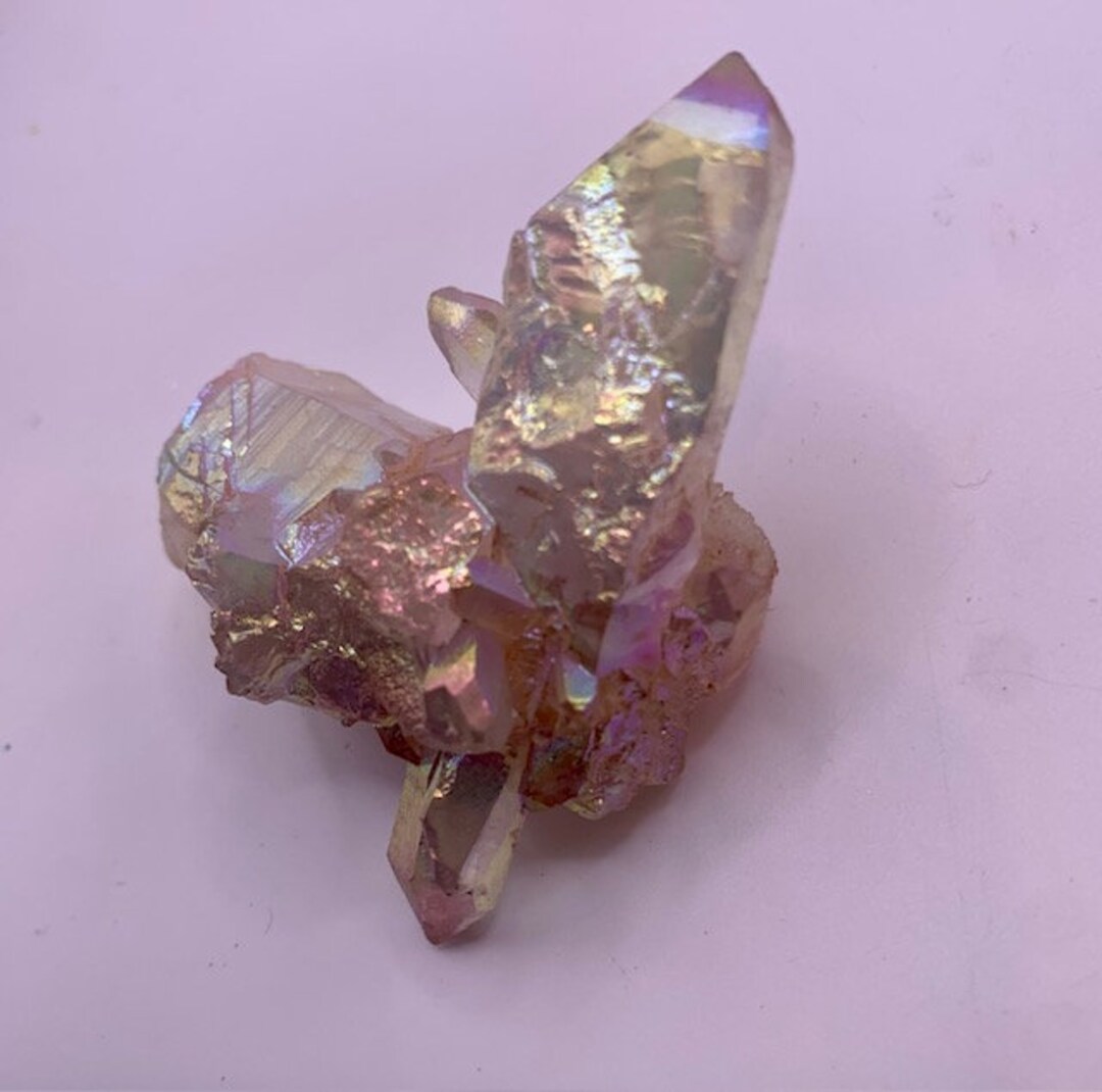 Aura Blush Lumerian Quartz - Etsy