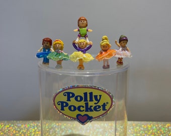 Handgemachte Polly Pocket Bunte Tütü Rock (Reproduktion) 5 Stück
