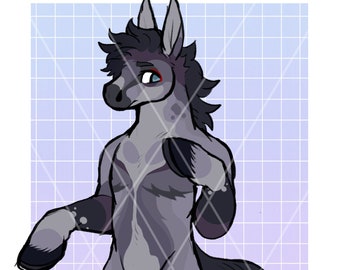 horse adopt furry adoptable fursona character design anthro oc