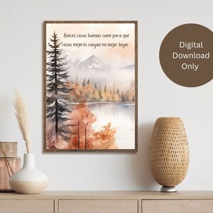 Spanish Fall Autumn Quote Wall Art Printable