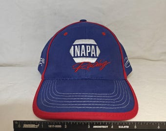 Boné Napa Racing Azul com Fecho Ajustável #24 Chase Elliott Ron Capps