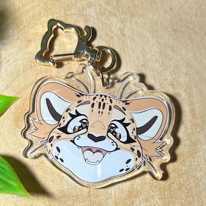 Acrylic charm CHEETAH