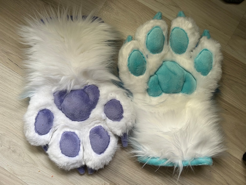 FAUX FUR Fursuit HANDPAWS (please Read the Description Before Buying ...