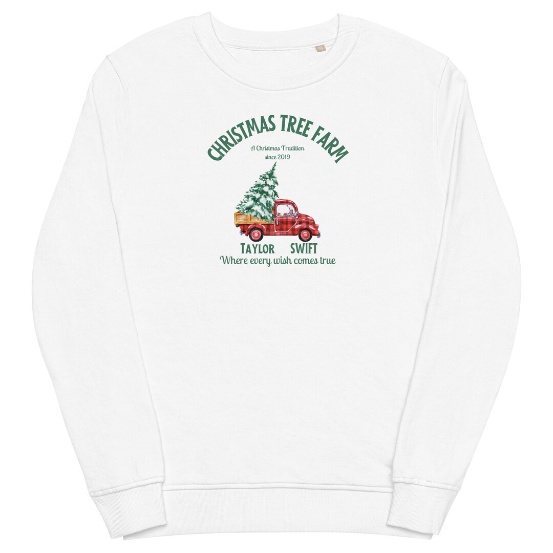 Christmas Tree Farm Taylor Swift Unisex Organic Sweatshirt Etsy