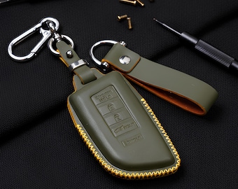 Funda de cuero para llavero Acura 2023 para MDX, RdX, NSX, ILX, TLX-L y TsX; llavero personalizado, accesorio para coche, protector para modelos Acura