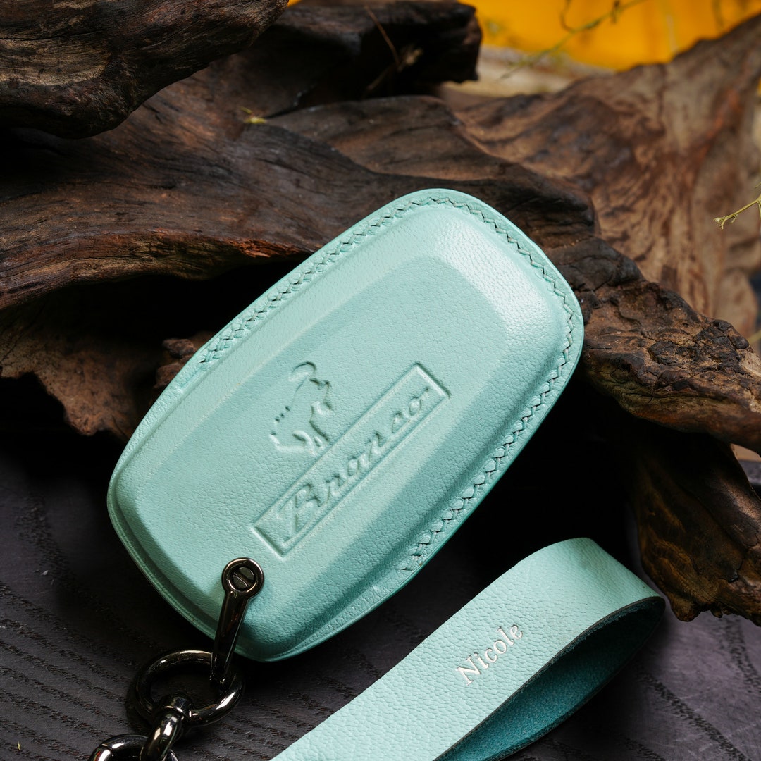 Ford Bronco Badlands/base/big Bend Leather Key Fob Cover Etsy