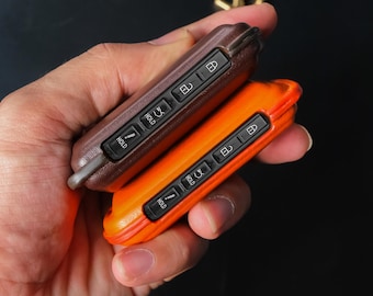 Mazda Handmade Leather Key Case – CX-5, CX-9, CX-30, Cx-50, Mx-5, Mazda 6 – Custom Logo, Premium Key Covers & 60+ Color Options