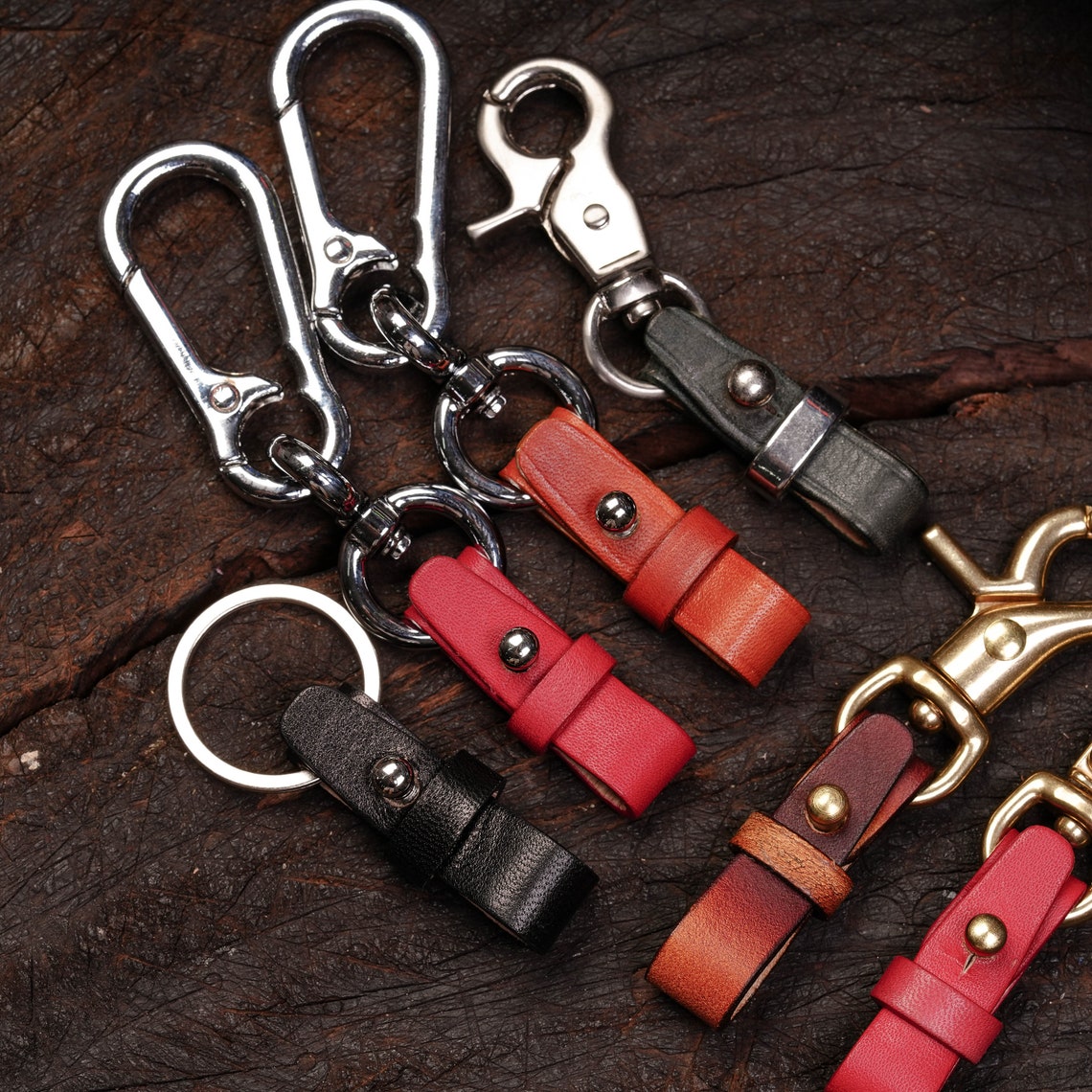 Personalized Leather Keychain Strap Stylish Lanyard for Keys Hook Key ...
