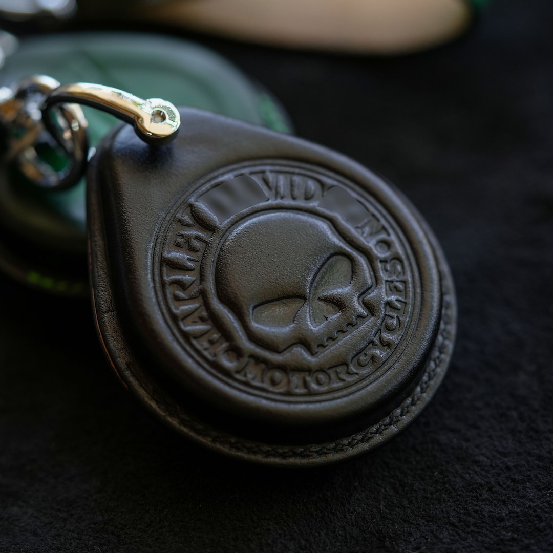 Leather Key Covers for Harley Davidson Key Fobs Stylish Etsy