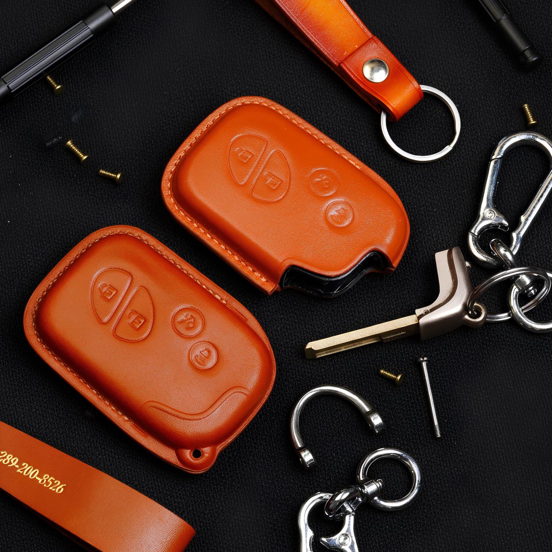 Lexus RX350 RX450 ES250 ES350 2021-2023 Leather Key Fob Cover ...