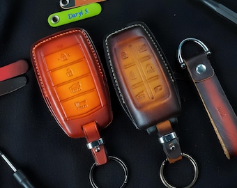 Personalized Leather Key Case 2023 2022 Genesis G60 GV60 G80 G70 GV70 GV80 G90 GV90 EQ900 Fob Genesis,  Fathers Day Gift, Personalized Gift