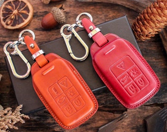 Étui Clé Voiture En Cuir Pour Volvo XC40 XC60 XC90 S60 V60 Etc. - Protection élégante Avec Porte-clés - 5