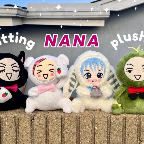 NANA ナナ Hachi ぬいぐるみ UFOキャッチャー dolls 当時物 Sitting Nana (anime) Plushies - Etsy