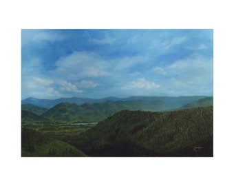 The Valley Print