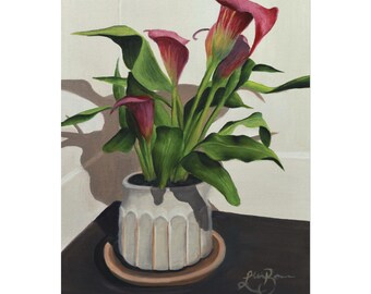 A Gift Oil Painting Digital Print