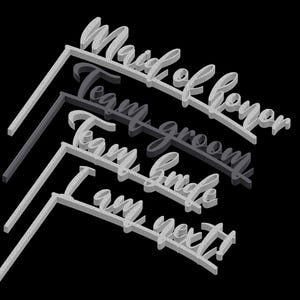 Photo booth props - wedding, bachelorette party, birthday, gender reveal, etc.