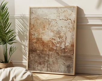 Textured Abstract Art Print | Rustic Impressionism (Digital Download)