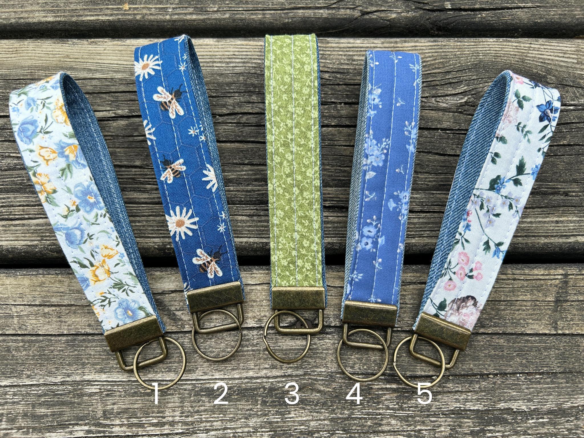 Denim Keychain - Etsy